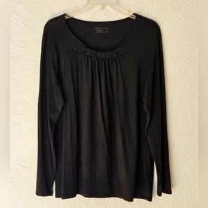 "COLDWATER CREEK" Black Long Sleeve Top